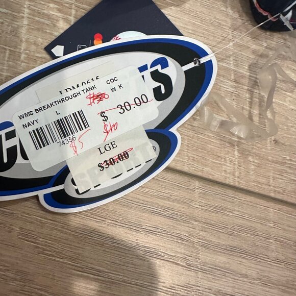 Atlanta Braves Womens Racerback Tank Top Large By Concepts Sport NEW - Picture 6 of 7